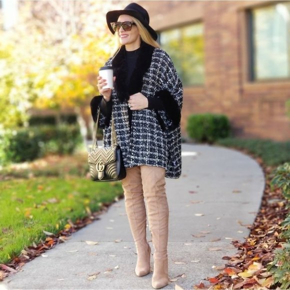 🔥BACK IN STOCK! CHANTELLA Tweed Cape ☆BEST SEL… - Picture 11 of 14